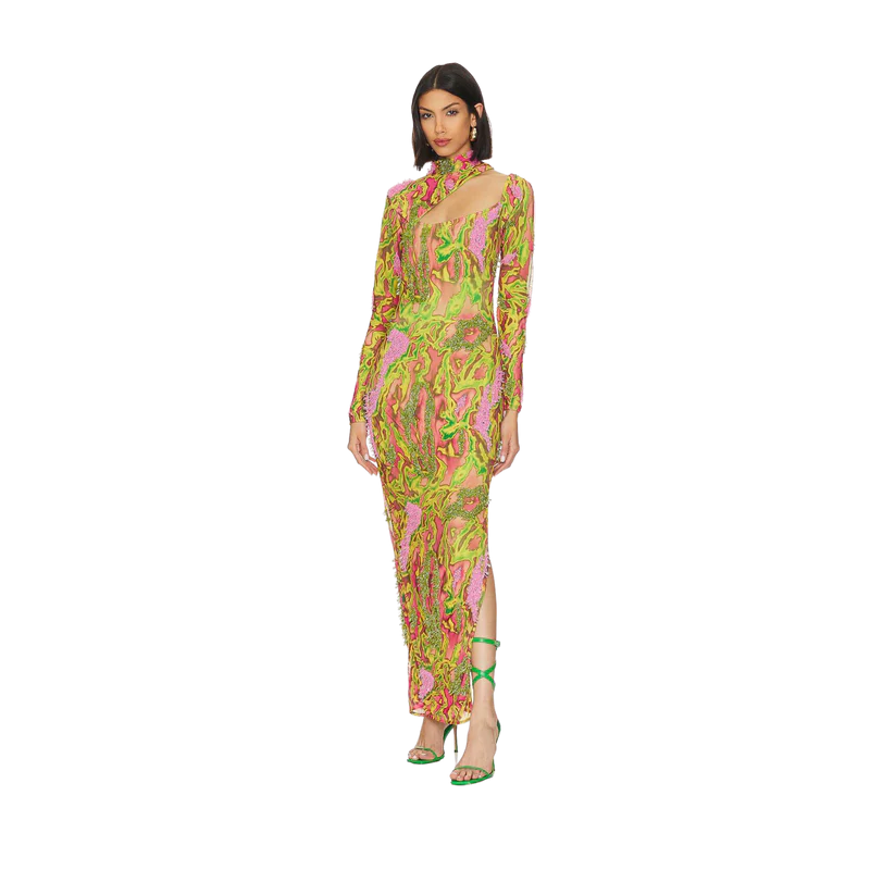 Zusi Dara Dress Neon Green